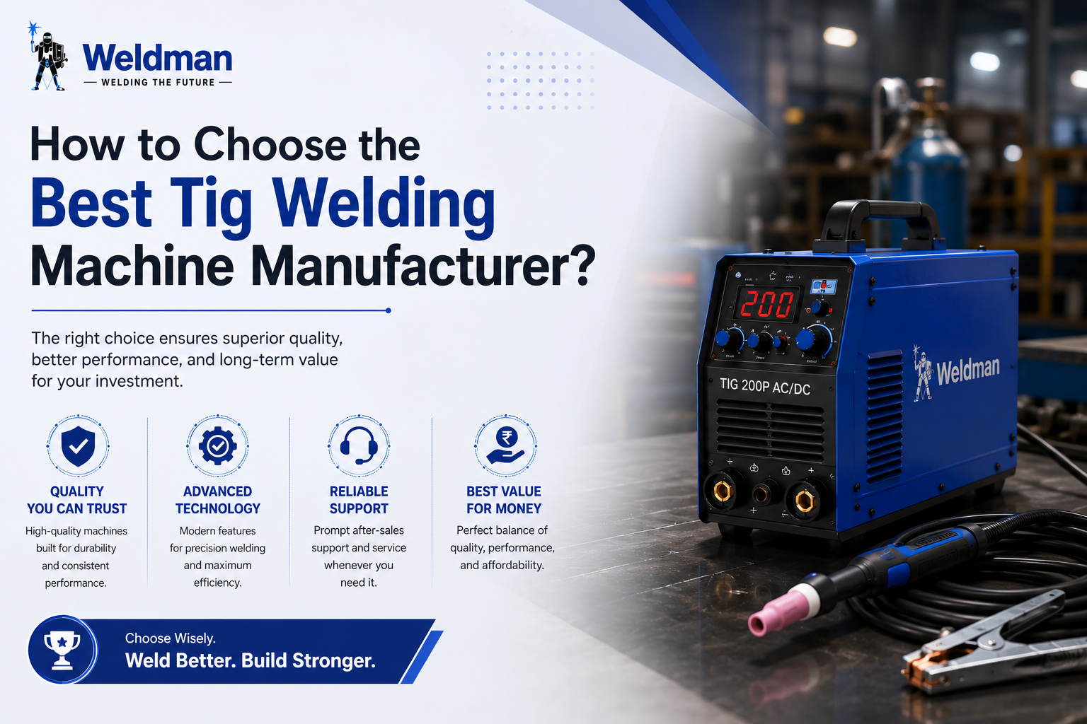 How to Choose the Best Tig Welding Machine Manufacturer?