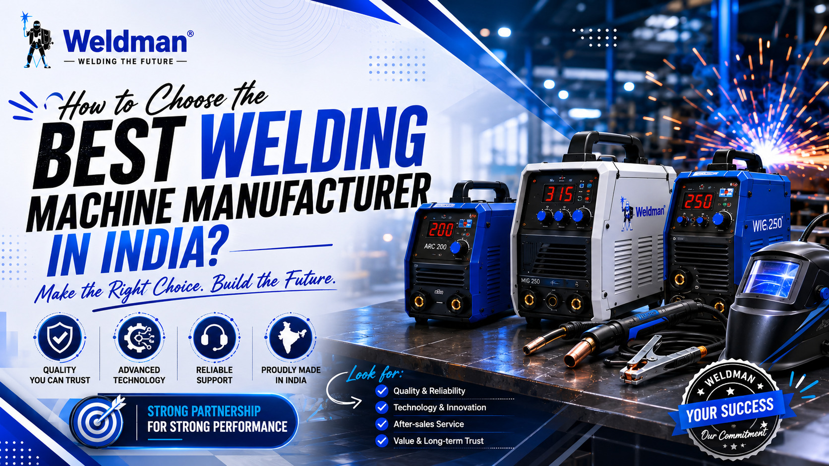 How to Choose the Best Welding Machine Manufacturer in India?