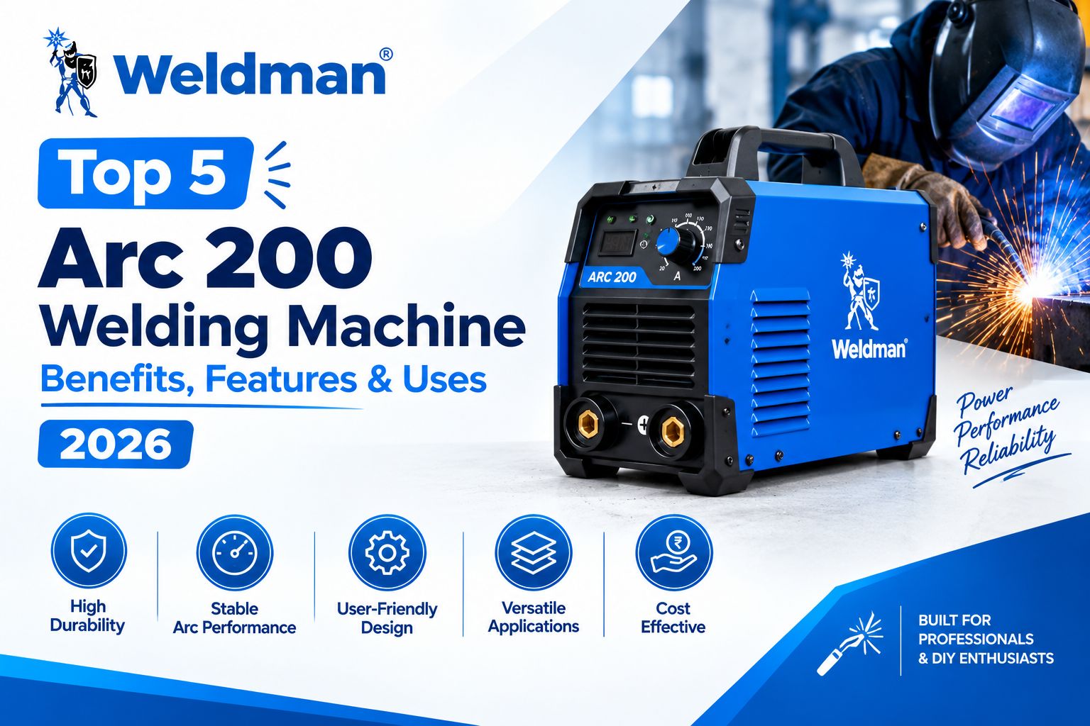 Top 5 Arc 200 Welding Machine Benefits, Features & Uses 2026 