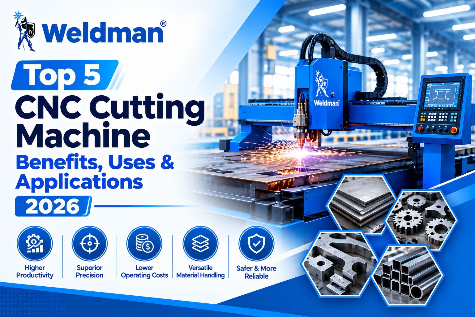 Top 5 CNC Cutting Machine Benefits Uses Applications 2026