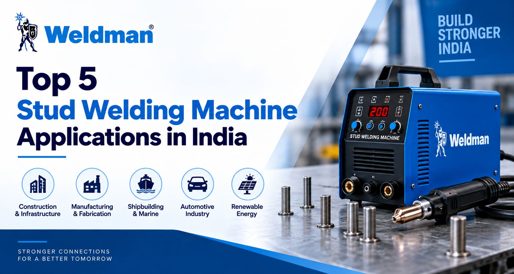 Top 5 Stud Welding Machine Applications in India