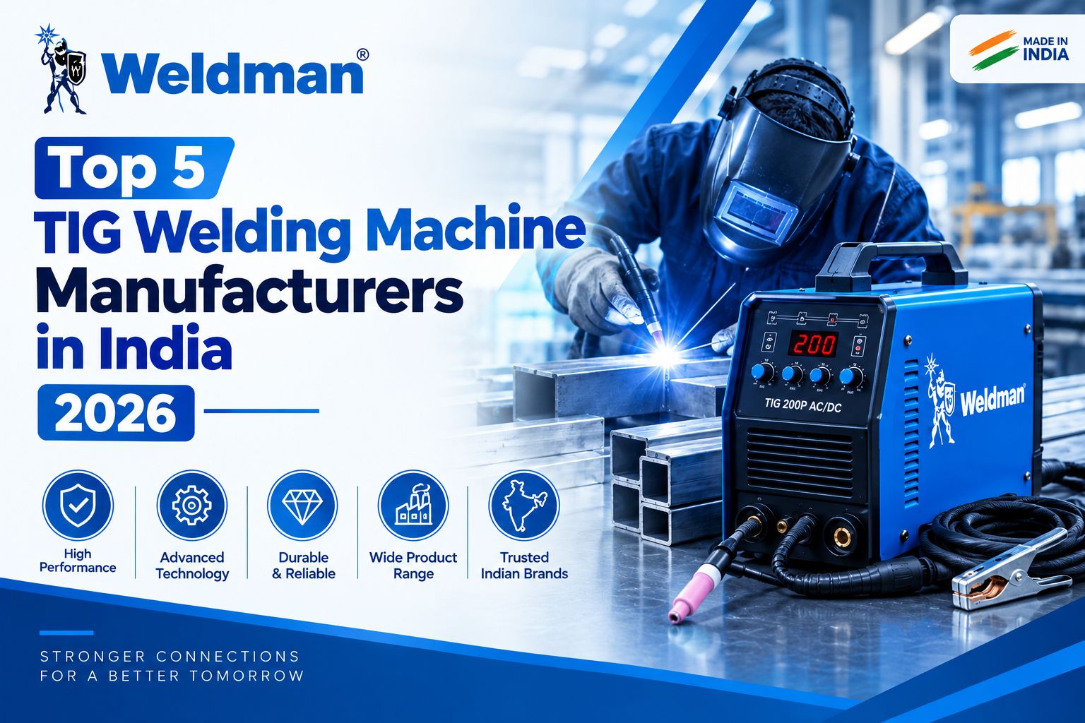 Top 5 TIG Welding Machine Manufacturers in India 2026