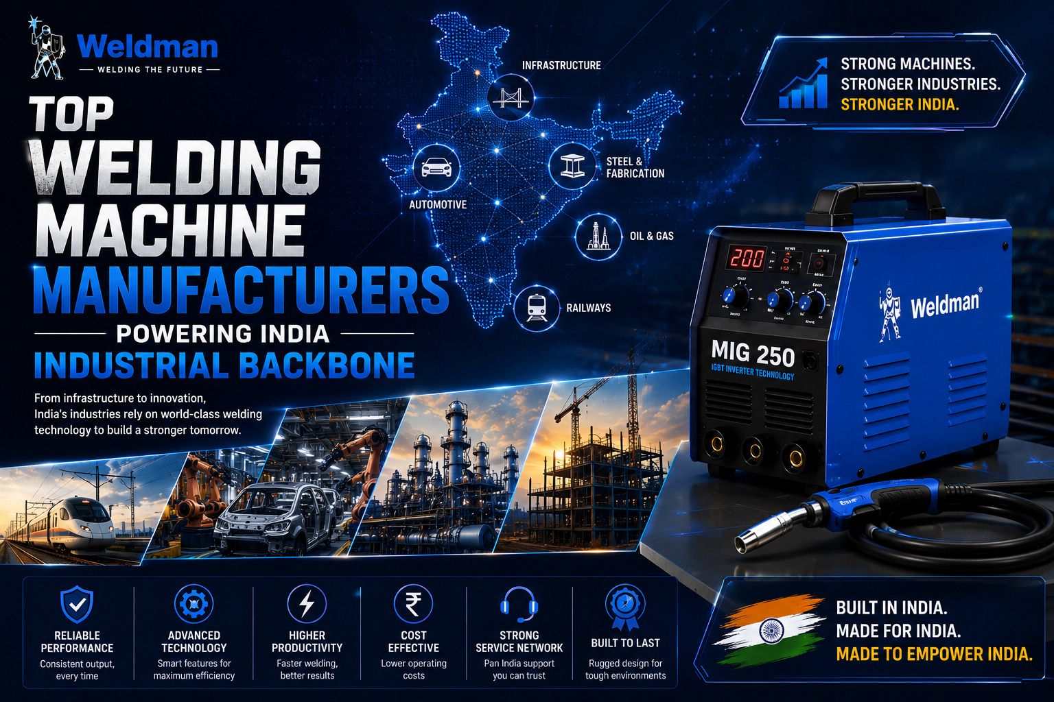 Top Welding Machine Manufacturers Powering India Industrial Backbone