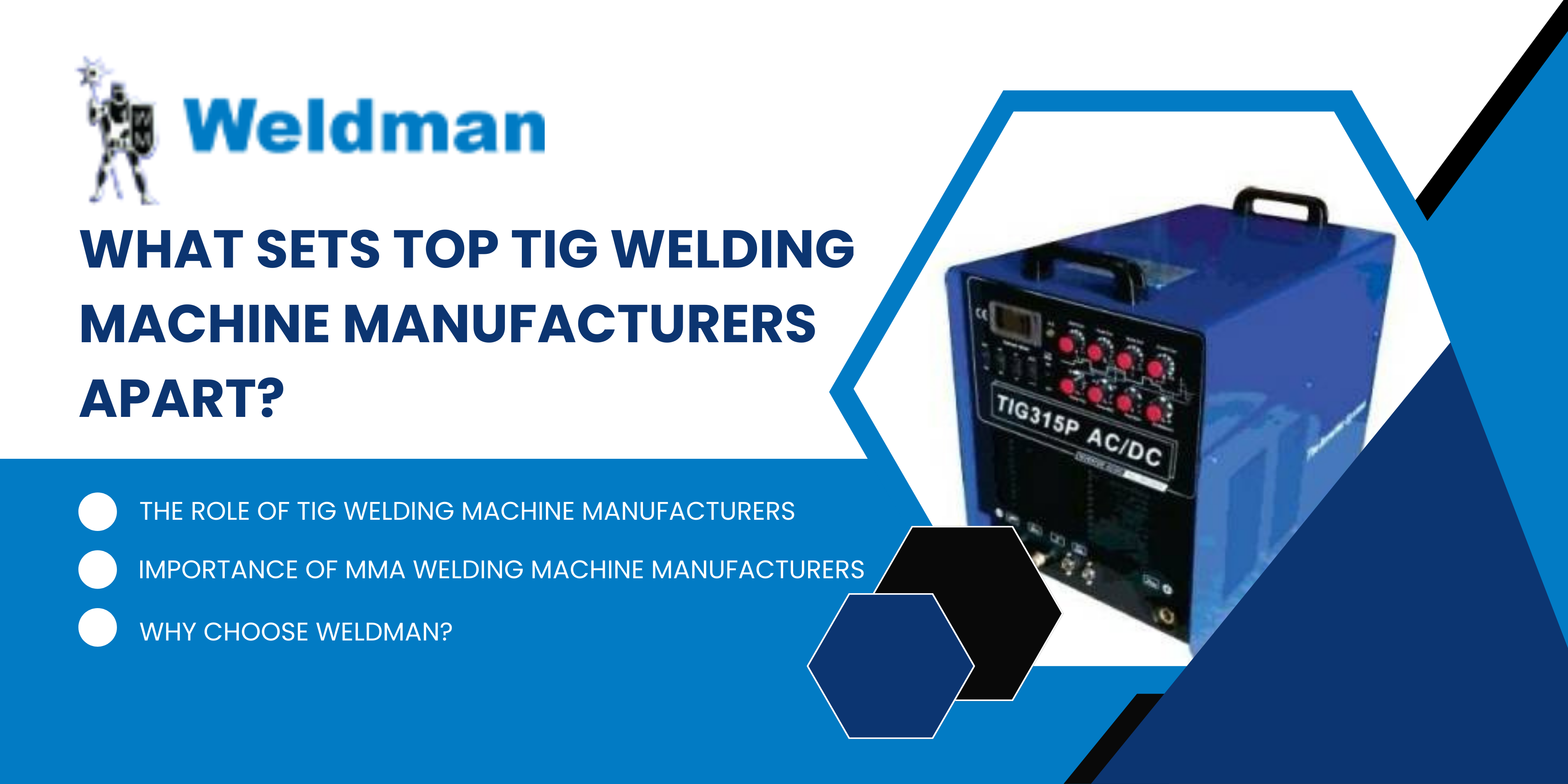 What Sets Top TIG Welding Machine Manufacturers Apart?
