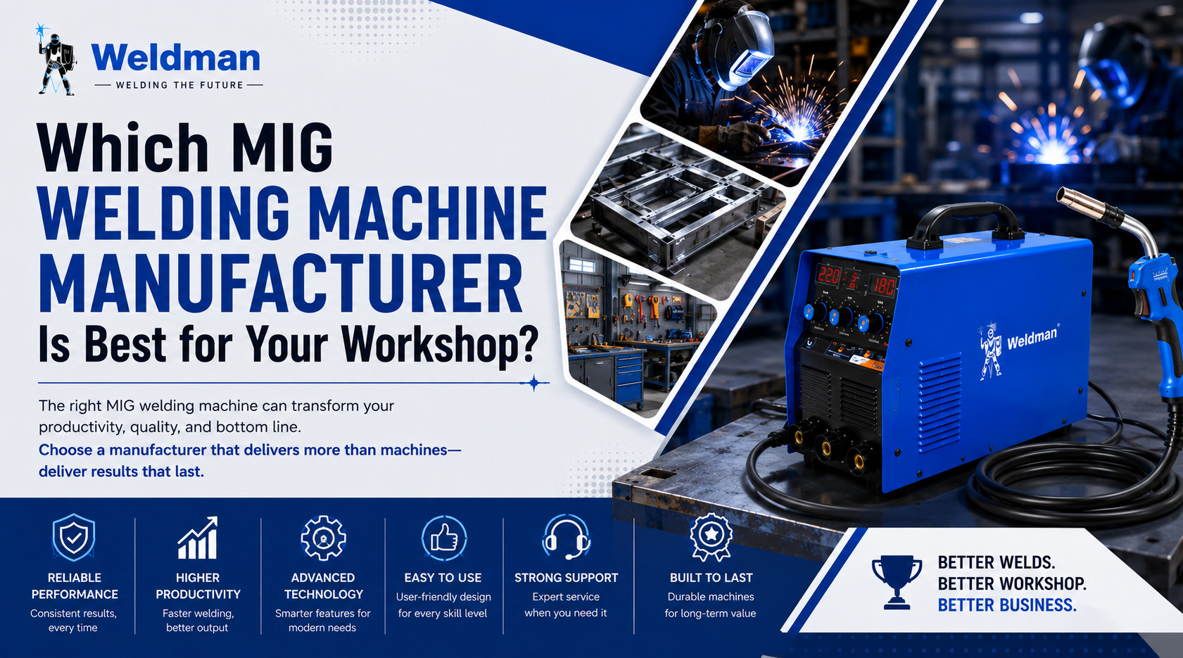 Which MIG Welding Machine Manufacturer Is Best for Your Workshop?
